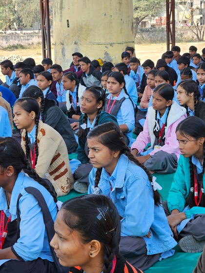 Students listening